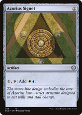 Sinete Azorius / Azorius Signet - Magic: The Gathering - MoxLand